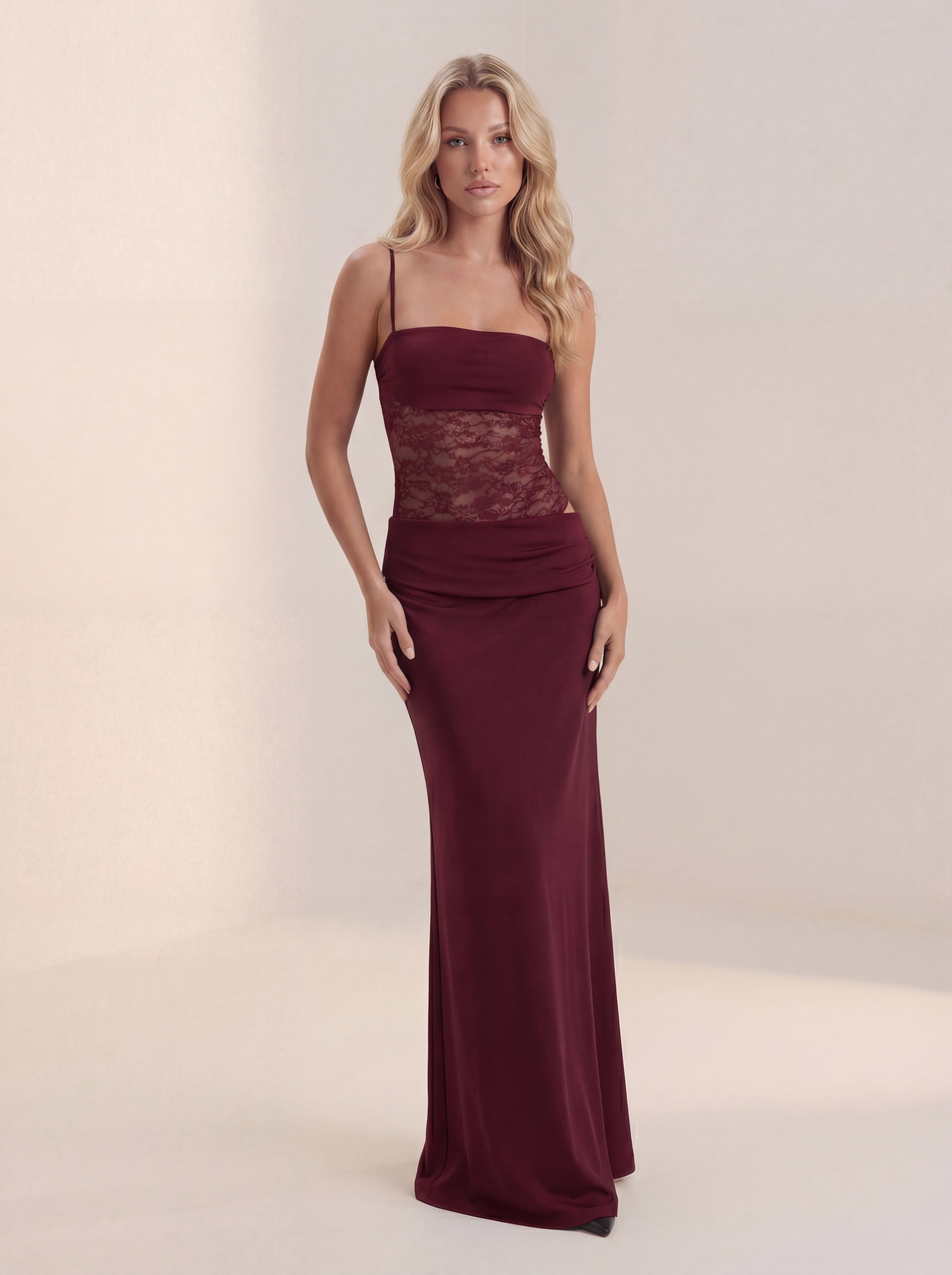 The Obsidian Lace Dress