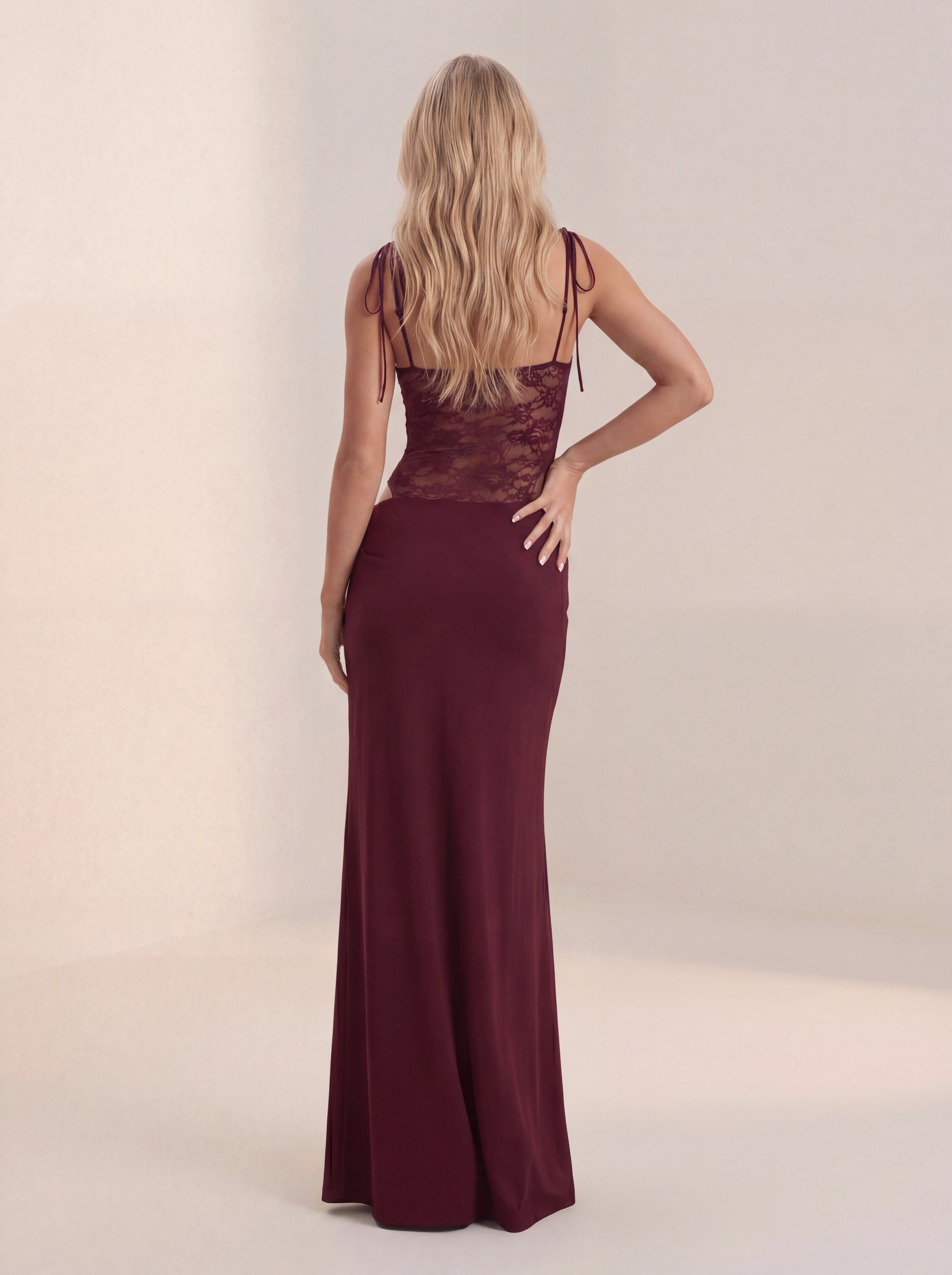 The Obsidian Lace Dress