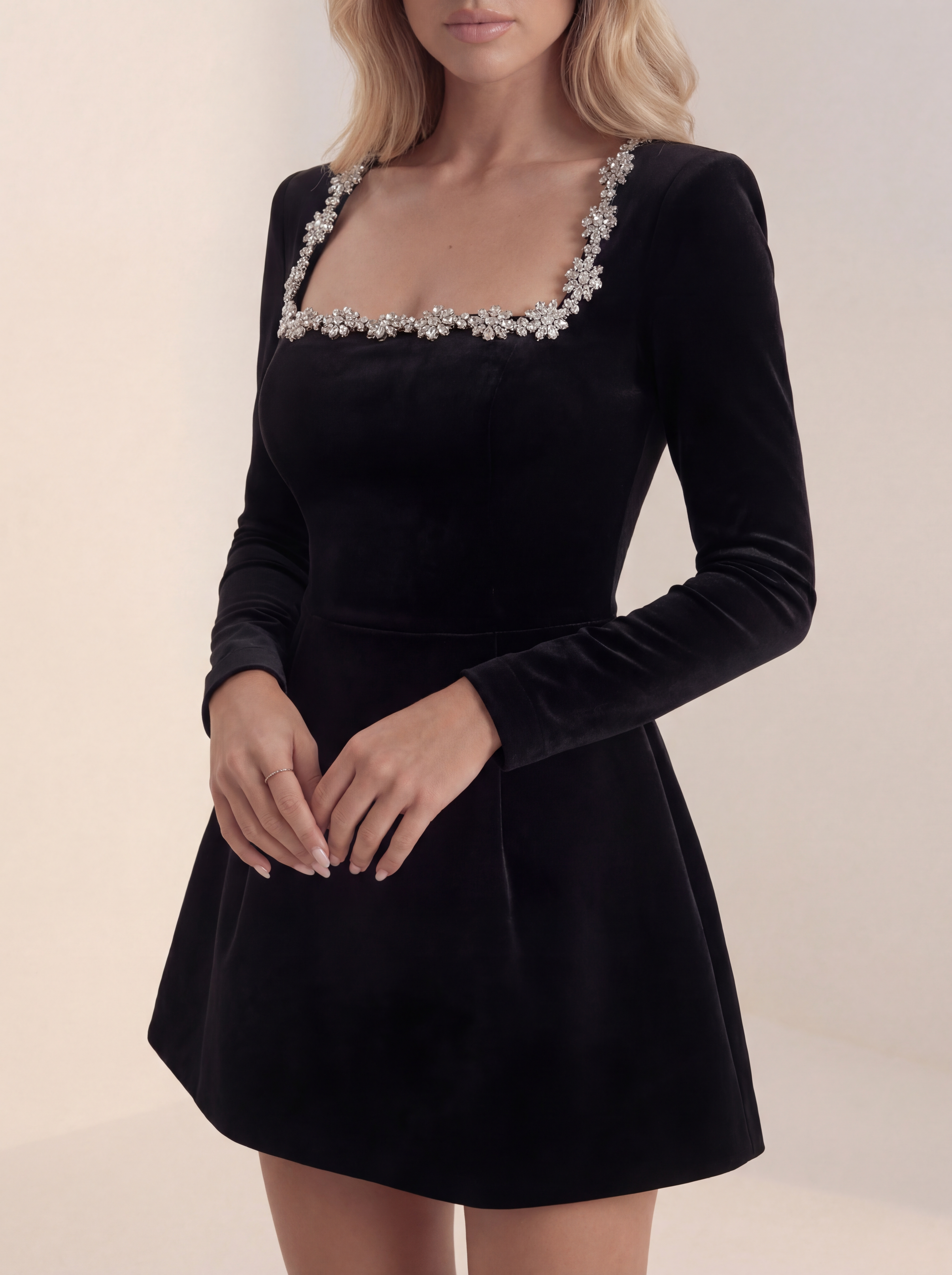 The Noir Blossom Dress