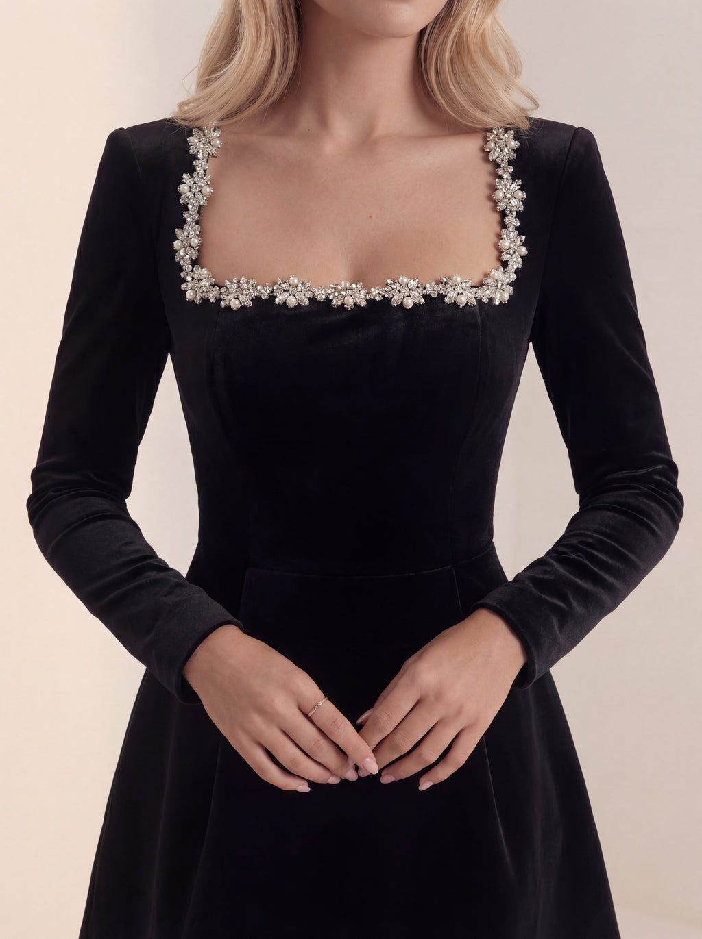 The Noir Blossom Dress