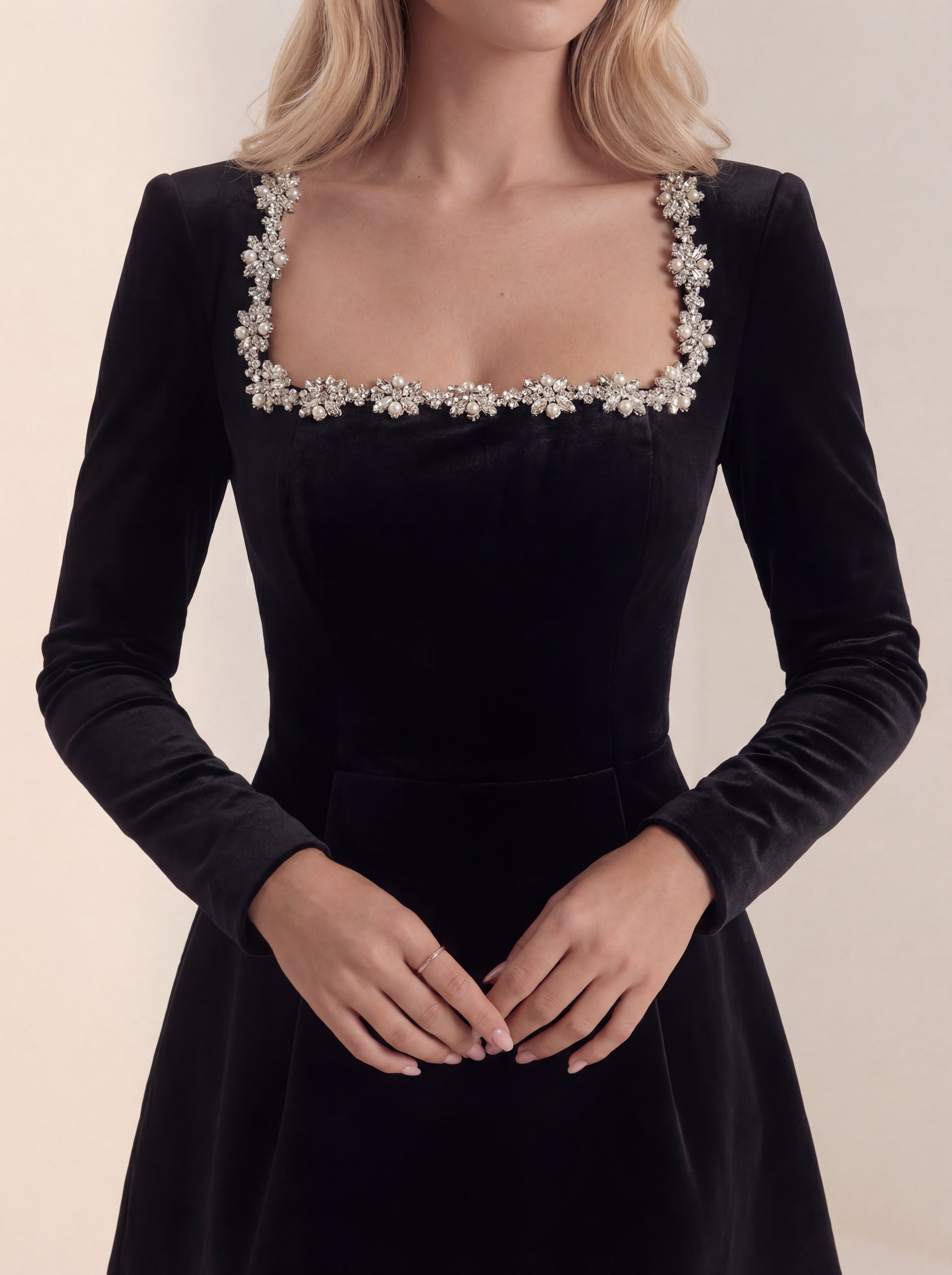 The Noir Blossom Dress