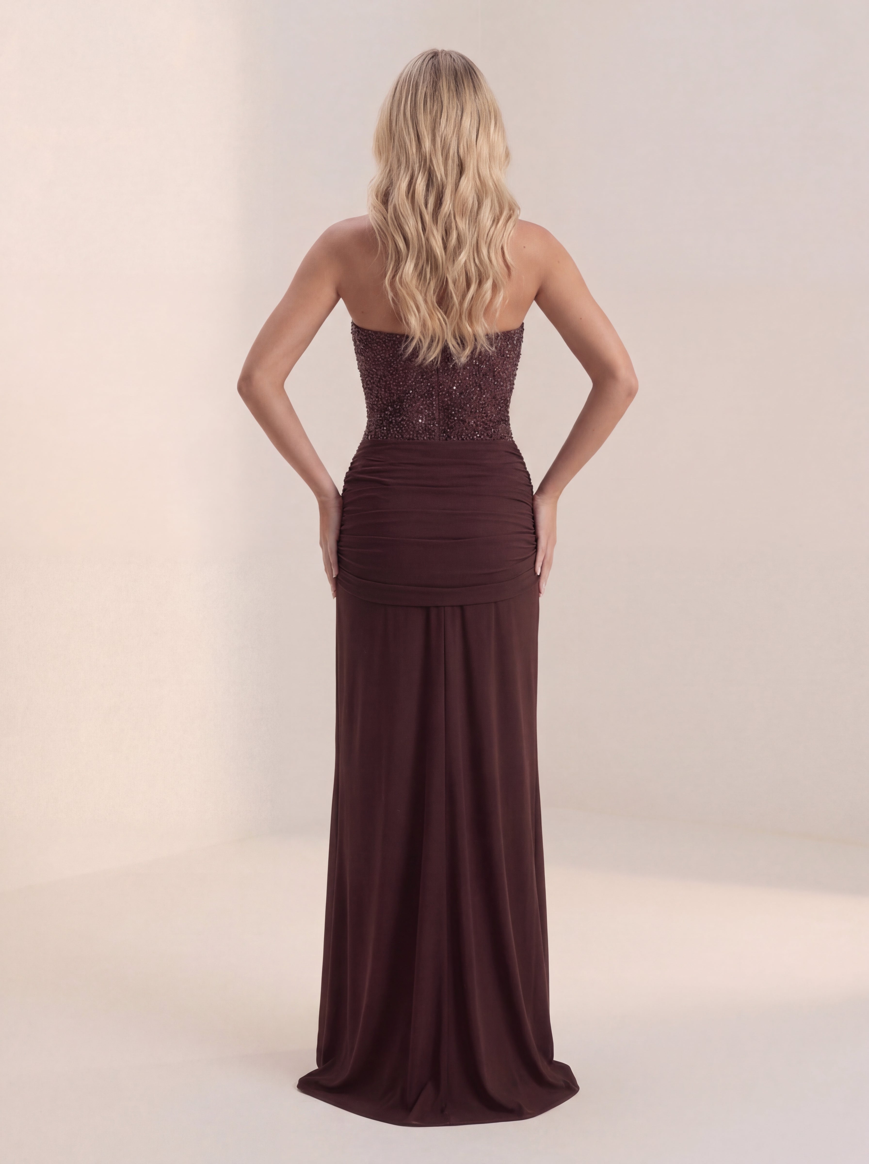 Velour Poise Gown Brown (NEW!)